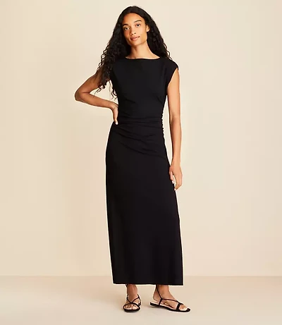Petite Lou & Grey Softened Boatneck Maxi Dress