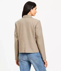 Petite Plaid Eisenhower Jacket