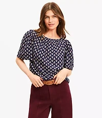 Garden Flutter Sleeve Top