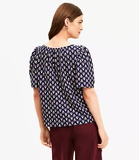 Garden Flutter Sleeve Top