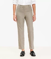 Curvy Riviera Slim Pants in Plaid