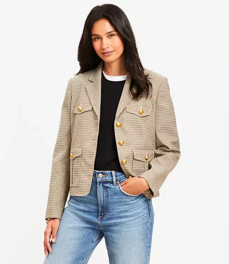 Plaid Eisenhower Jacket