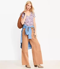 Petite Paisley Everyday V-Neck Tee