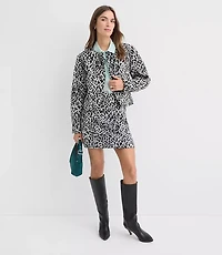 Leopard Print Mini Skirt