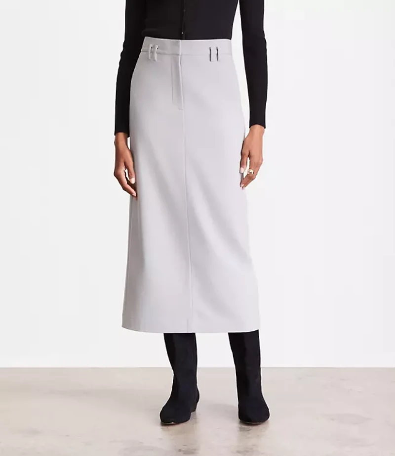 LOFT Versa Seasonless Maxi Pocket Skirt