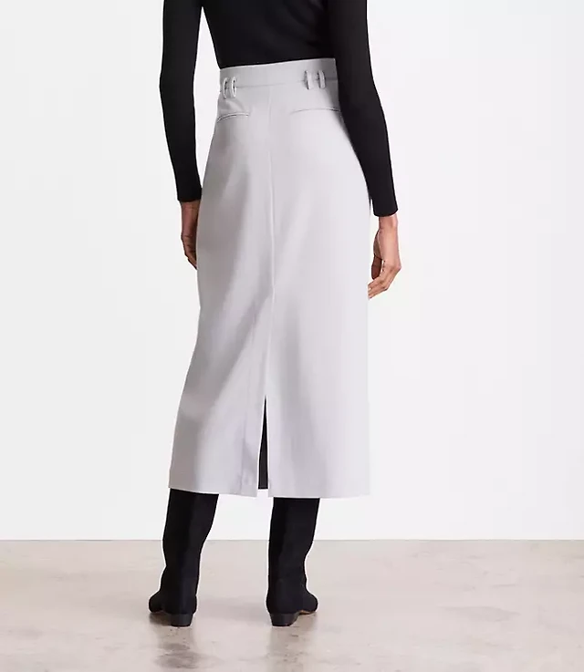 Loft Petite Poplin Pleated Maxi Pocket Skirt at Hamilton Place in  Chattanooga, TN