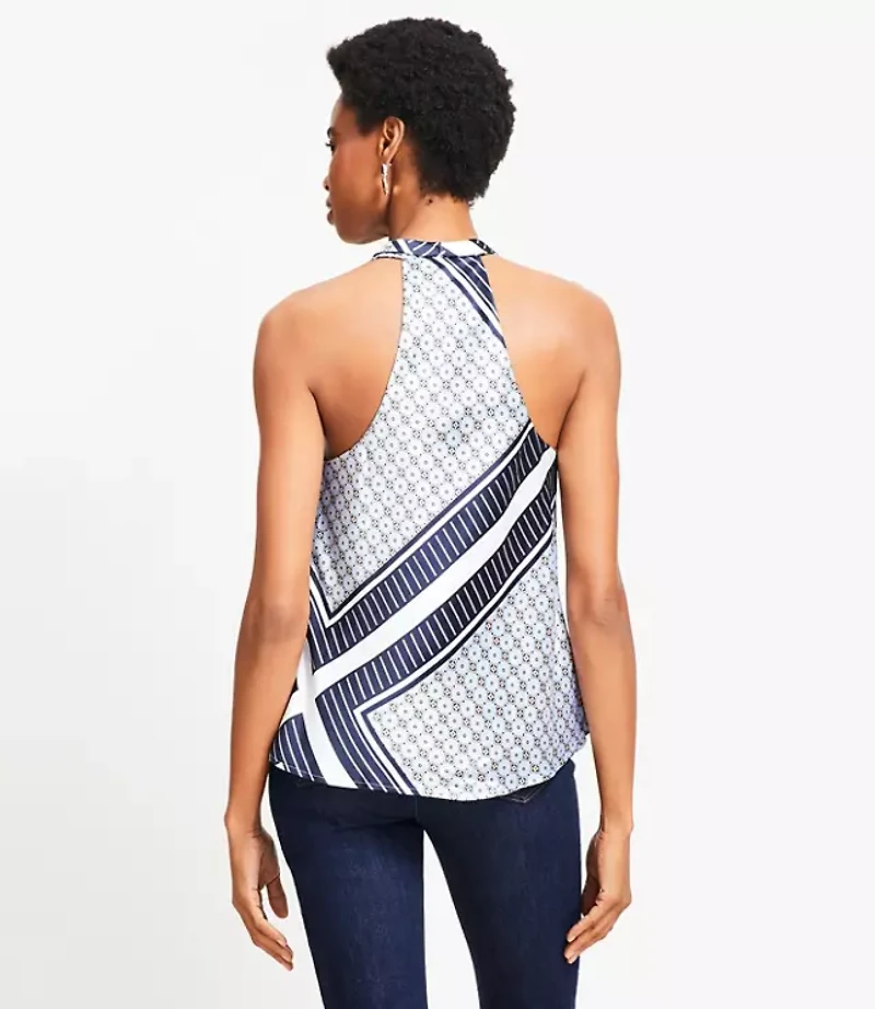 Foulard Satin Cowl Neck Cami