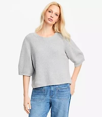 Heathered Relaxed Sweater Tee