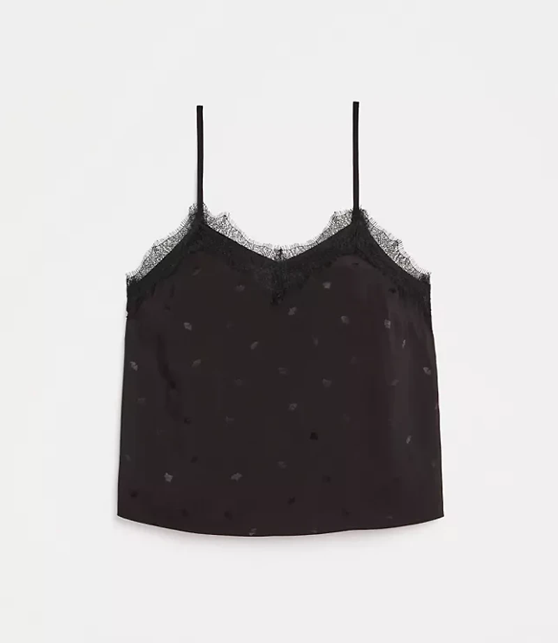 Petite LOFT Versa Gingko Lace Cami