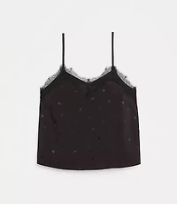 Petite LOFT Versa Gingko Lace Cami