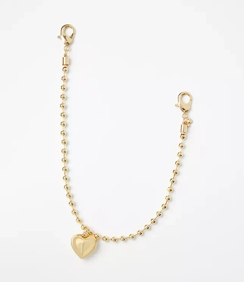 Puffy Heart Bag Charm