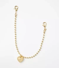 Puffy Heart Bag Charm