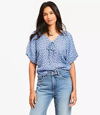 Floral Bow Blouse