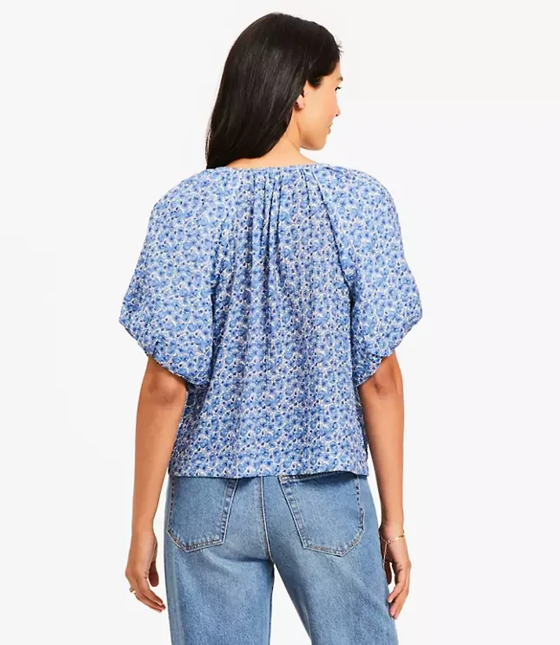 Floral Bow Blouse