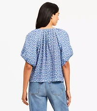 Floral Bow Blouse