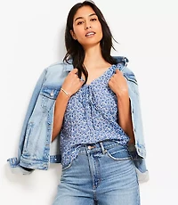 Floral Bow Blouse