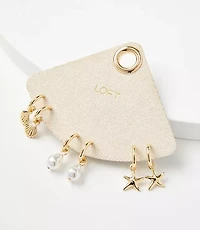 Seaside Hoop Earring Set