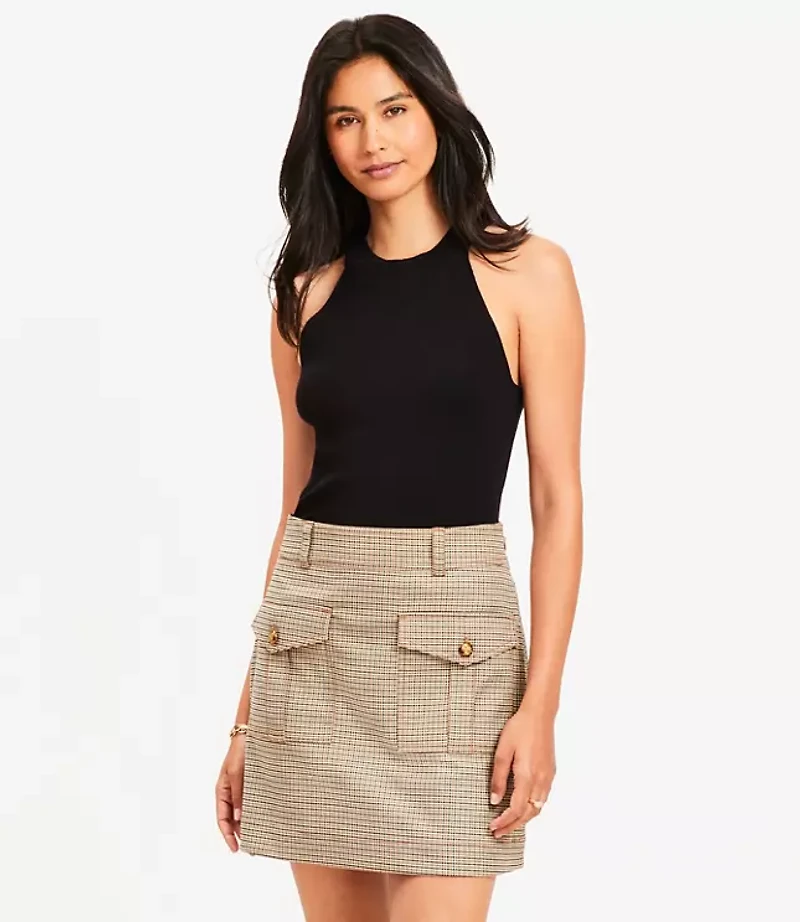 Ribbed Halter Sweater