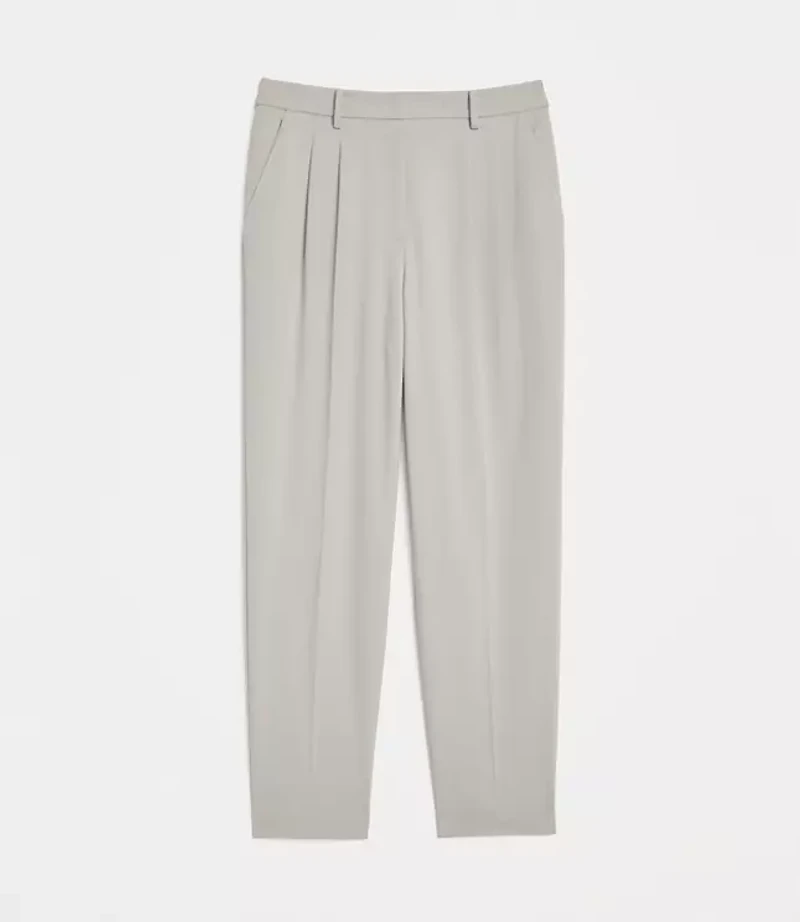 LOFT Versa Seasonless Pleated Tapered Pants