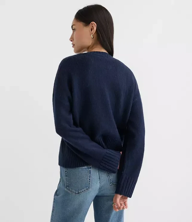 Ribtrim Cardigan