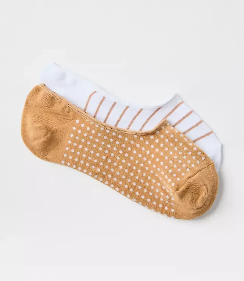 Dot & Stripe No Show Sock Set