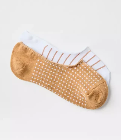Dot & Stripe No Show Sock Set