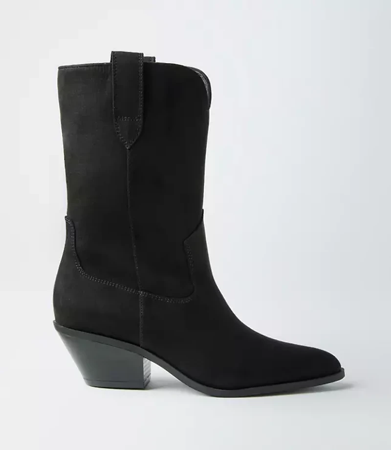 Mid Calf Western Boots