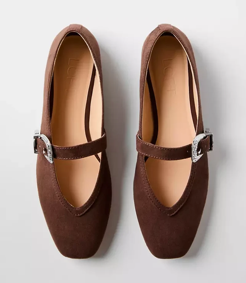 Western Mary Jane Flats