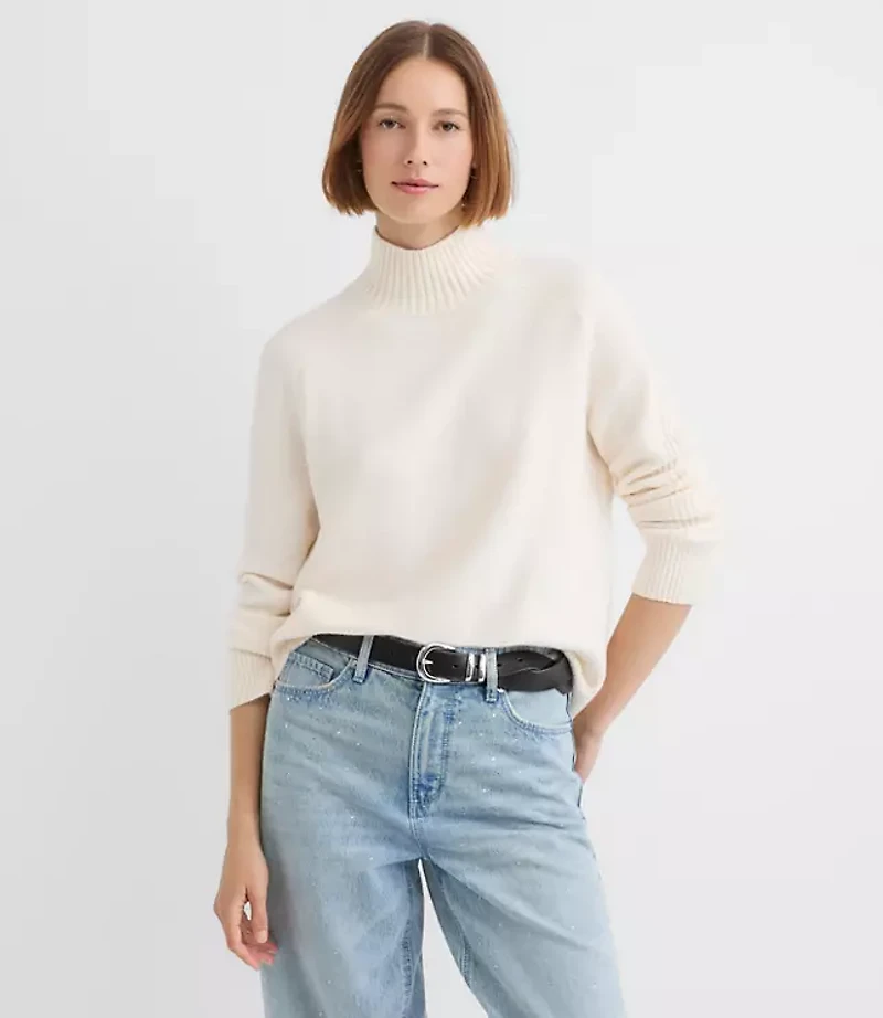 Modern Mock Neck Sweater
