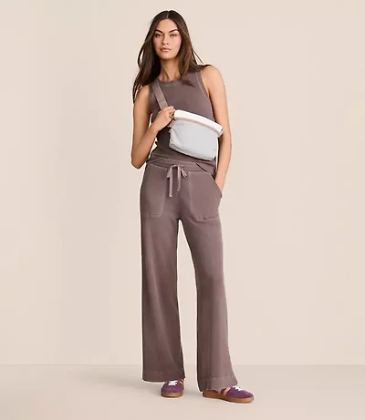 Lou & Grey Upstate Waffle Wide Leg Pants