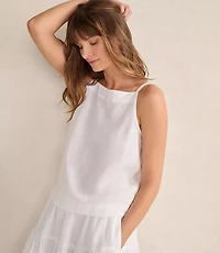 Haven Well Within Linen Square Neck Tank Top