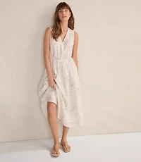 Haven Well Within Cotton Voile Blend Shell Midi Dress