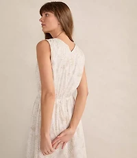 Haven Well Within Cotton Voile Blend Shell Midi Dress