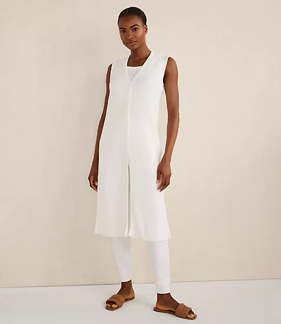 Haven Well Within Organic Cotton Linen Stitch Duster