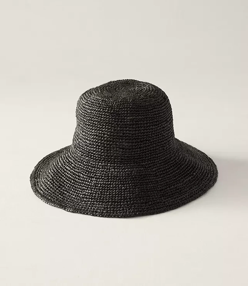 Haven Well Within Raffia Bucket Hat