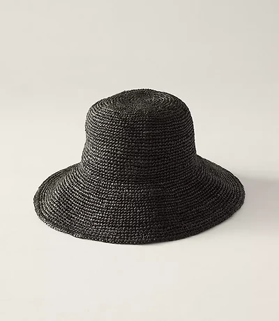 Haven Well Within Raffia Bucket Hat