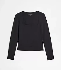 LOFT Versa 360 Knit Square Neck Top