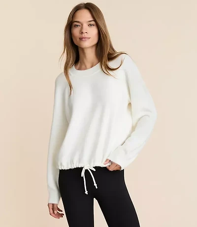 Lou & Grey Cloudstitch Drawstring Sweater
