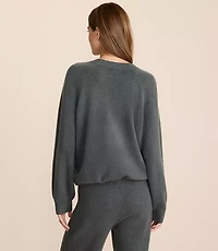 Lou & Grey Cloudstitch Drawstring Sweater