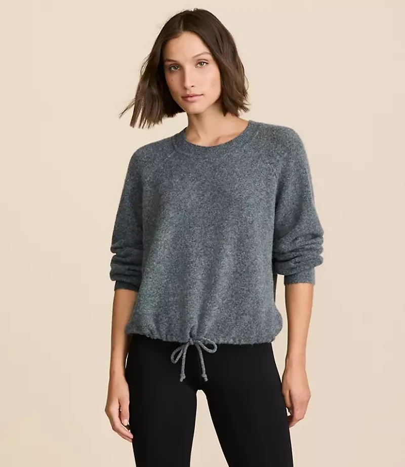 Lou & Grey Cloudstitch Drawstring Sweater