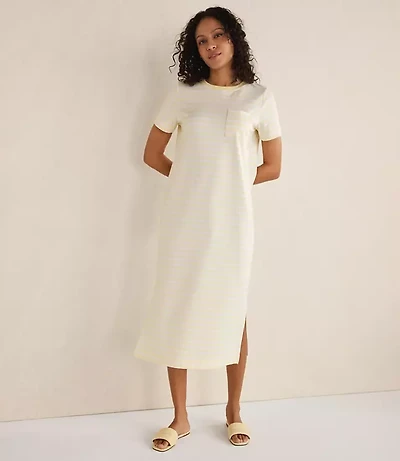 Haven Well Within Organic Cotton Interlock Stripe T-Shirt Dress