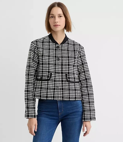 Checked Swing Jacket