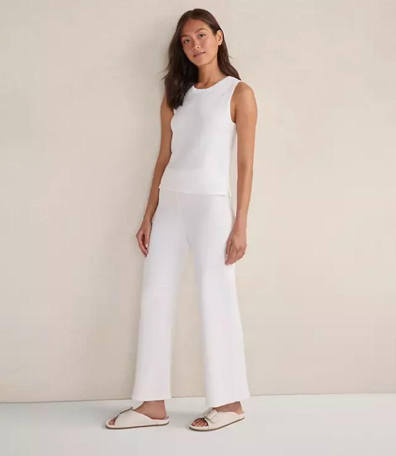 Haven Well Within Organic Cotton Linear Stitch Scoop Neck Tank