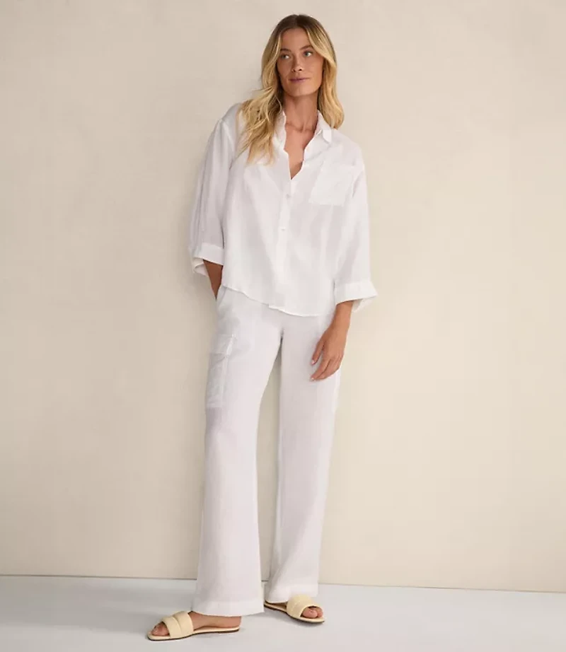 Haven Well Within Linen Scoop Neck Tunic
