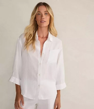 Haven Well Within Linen Scoop Neck Tunic