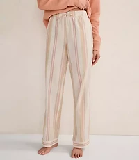Haven Well Within Organic Cotton Poplin Mixed Stripe Sleep Pants