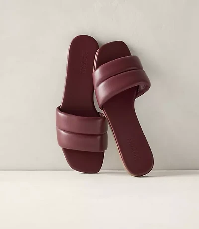 Haven Well Within Quilted Leather Slides