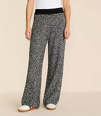 Petite Lou & Grey Colorblock Wide Leg Sweater Pants