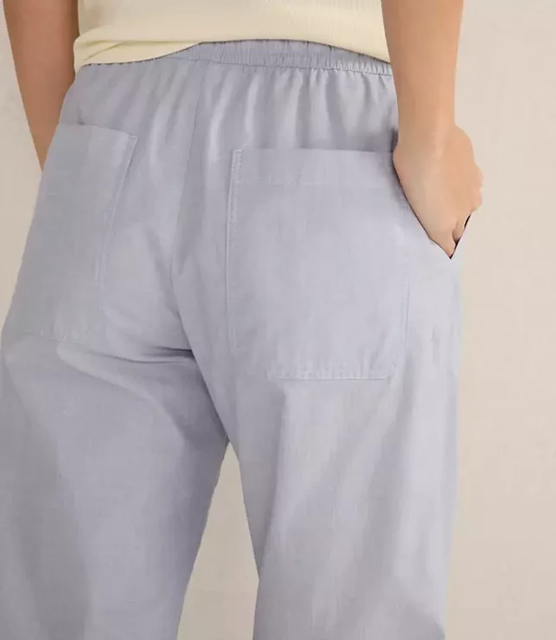 Haven Well Within Organic Cotton Poplin Straight Leg Pants
