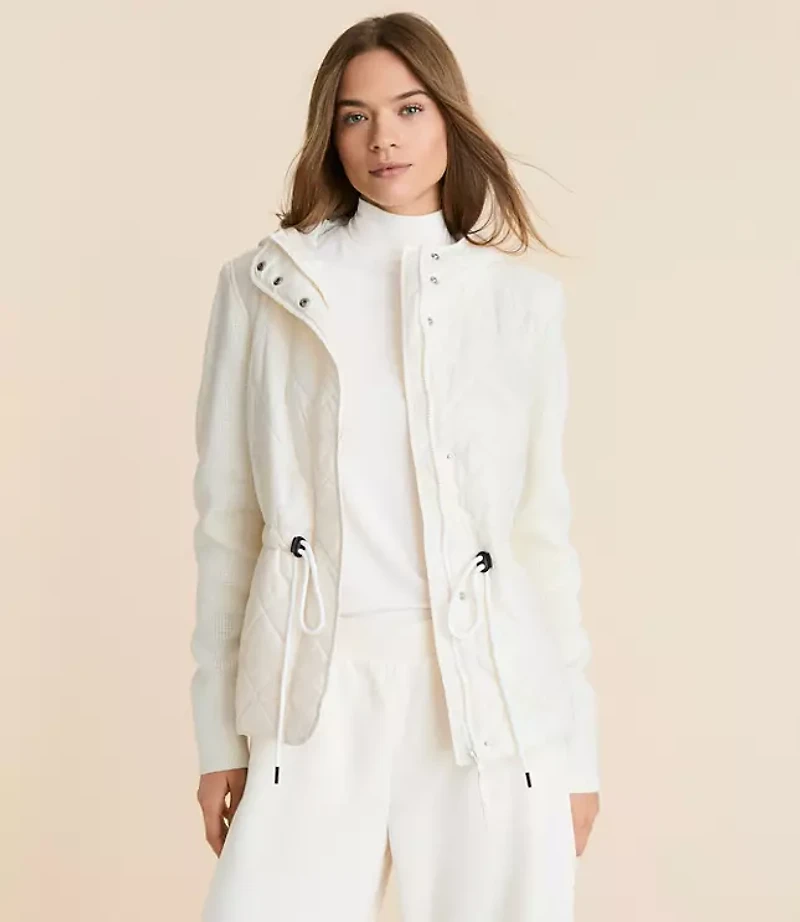 Lou & Grey Drawstring Puffer Jacket